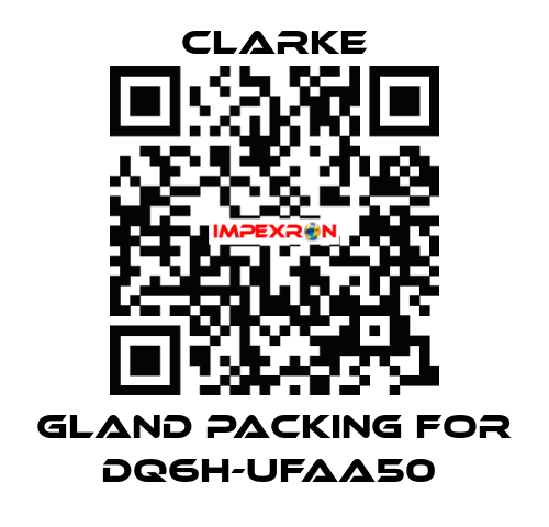 Gland Packing for DQ6H-UFAA50  Clarke