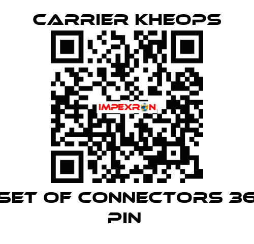 Set of Connectors 36 pin  Carrier Kheops