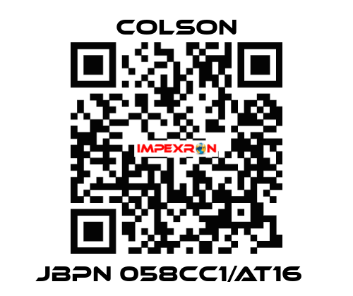 JBPN 058CC1/AT16   Colson