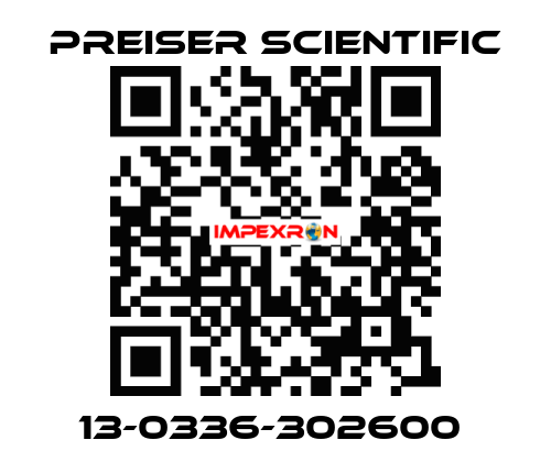 13-0336-302600  Preiser Scientific