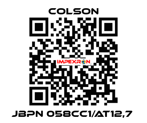JBPN 058CC1/AT12,7  Colson