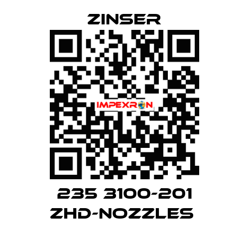 235 3100-201 ZHD-nozzles  Zinser