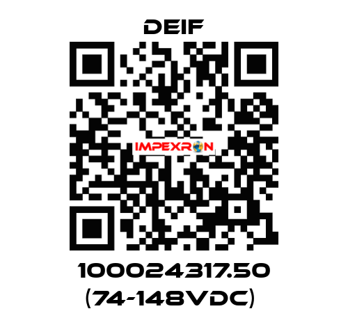 100024317.50 (74-148VDC)  Deif