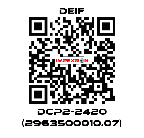 DCP2-2420 (2963500010.07) Deif