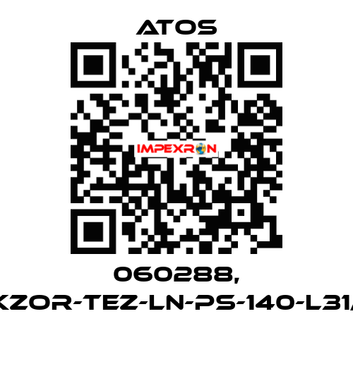 060288, DLKZOR-TEZ-LN-PS-140-L31/BZ   Atos
