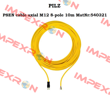 PSEN cable axial M12 8-pole 10m MatNr:540321 Pilz