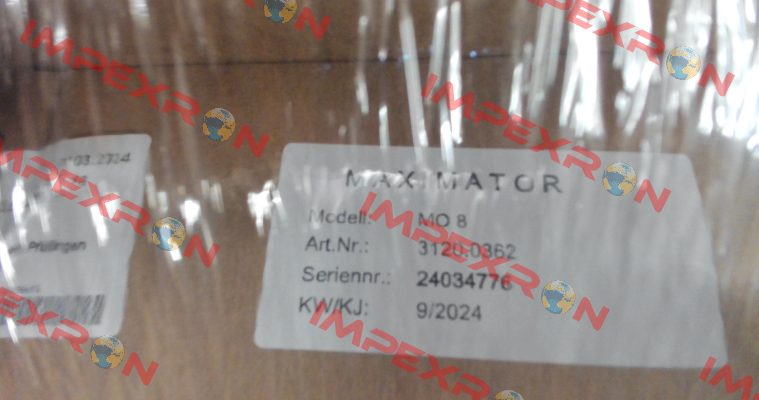 MO8 / 3120.0362/1000015171 Maximator