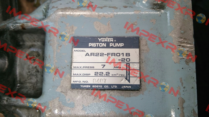 Rotary group repair kit for AR-FR01B-20  Yuken