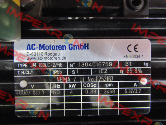 1304016759 obsolete, alternative Siemens 1LE1023-1AA43-5AB4  AC Motoren