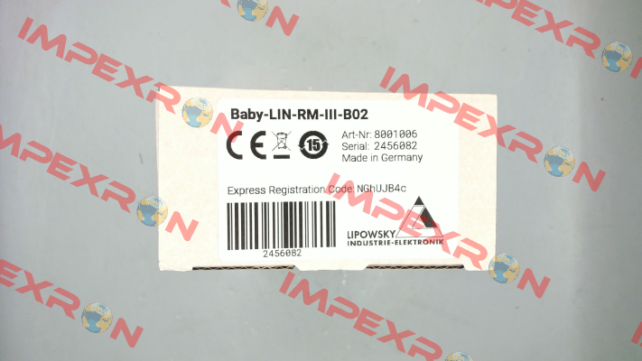 8001006 Baby-LIN-RM-III-B02 Lipowsky