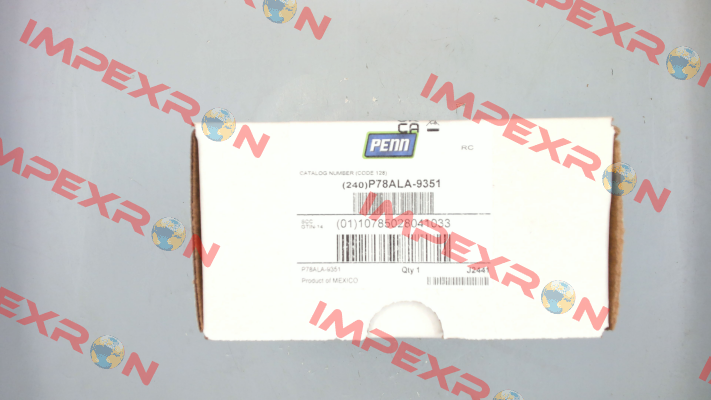 P78ALA-9351 (P78A) 7/16" UNF Johnson Controls