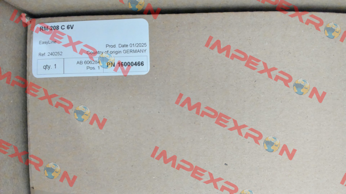 RM-208 C 6V IN 24V= Reco