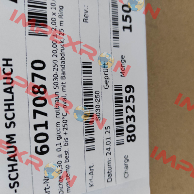 S030-250 BIW Isolierstoffe GmbH