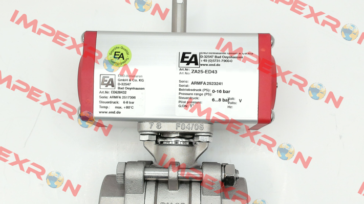 ZA25-ED43 End Armaturen
