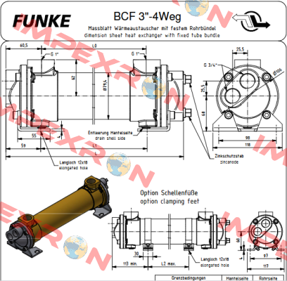 BCF 304-B15-4Weg Funke