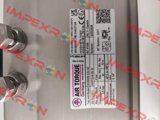 AT351US07 (SC00220-3,5UF07F1022AZ) Air Torque