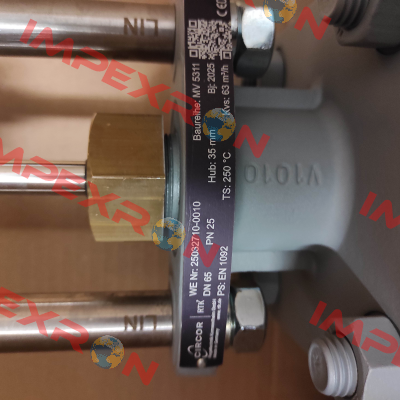 MV 5311 DN 65 PN 25 RTK Regeltechnik