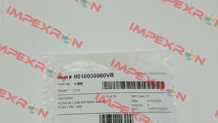 0010030000VR Essentra Components