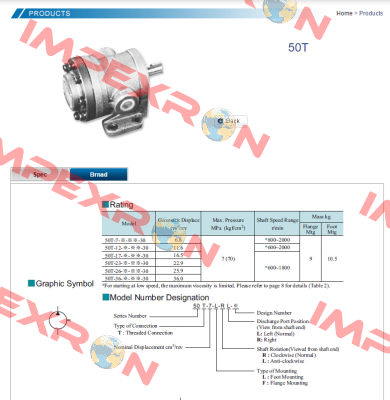50T-36-F-R*-30  Yuken
