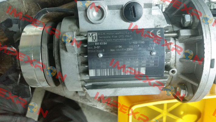 102351 Type BM 63 B4 M.G.M MOTORI