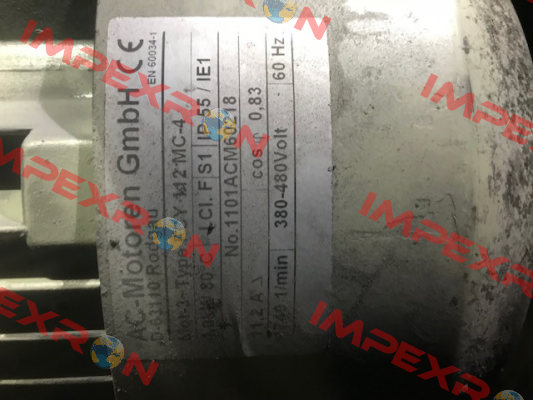 FCY 112 MC-4 not available, replacement FCA 112 M-4/PHE  AC Motoren