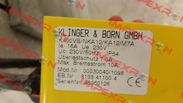 K400 (0003.0040) Klinger Born