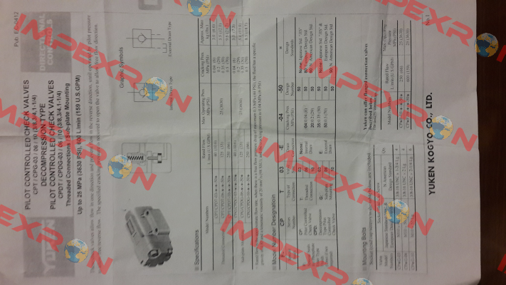 CPDG-03-04-50  Yuken