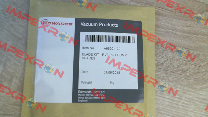 A65201130 Edwards Vacuum
