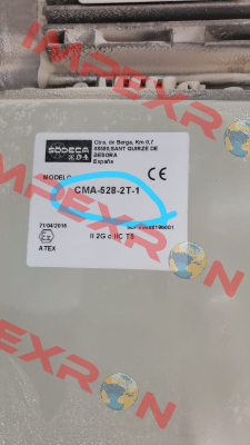 CMA-528-2T-1 II 2G c IIC T5 Sodeca