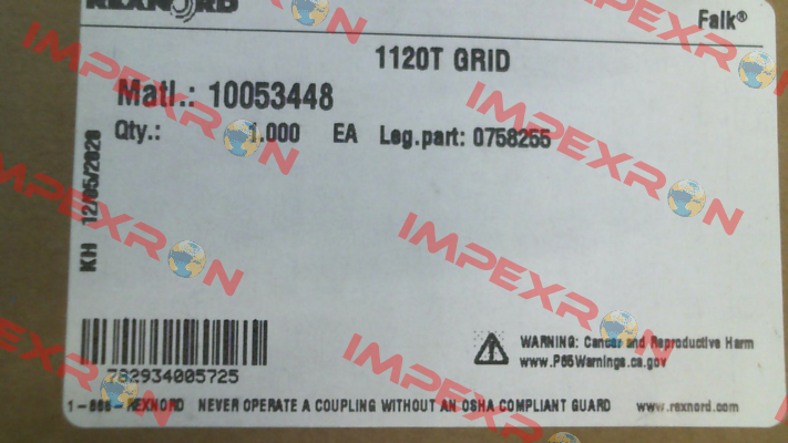0758255 Rexnord