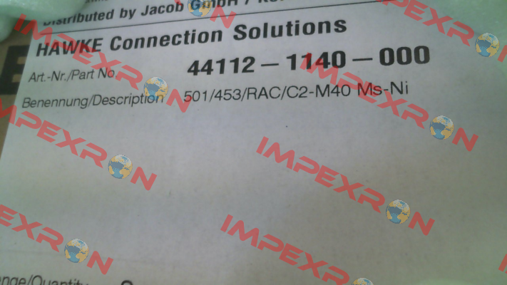 501/453/RAC/C2/M40/NP Hawke