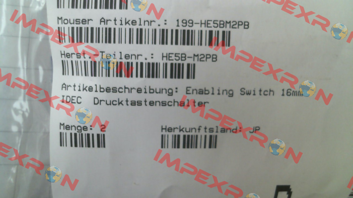 208784 / HE5B-M2PB Idec