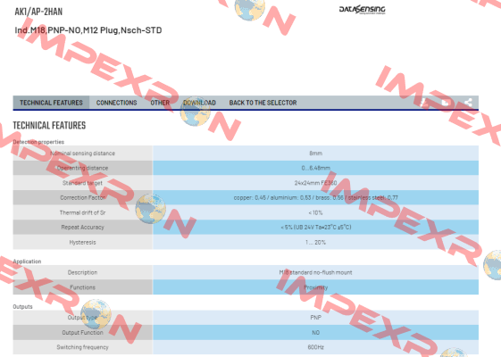 AK1/AP-2HAN Micro Detectors / Diell (now Datasensing)