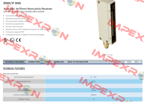 BX80A/1P-0HAN Micro Detectors / Diell (now Datasensing)