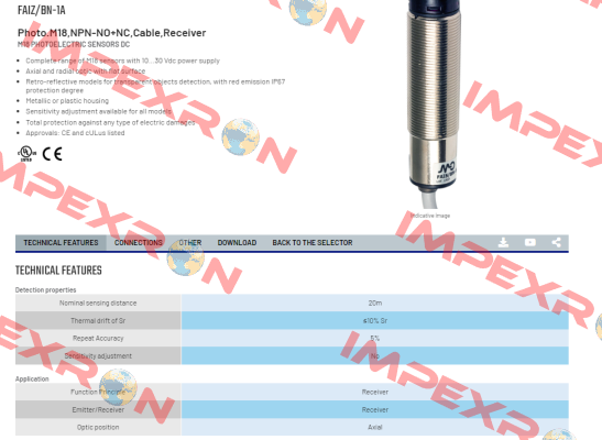FAIZ/BN-1A Micro Detectors / Diell (now Datasensing)