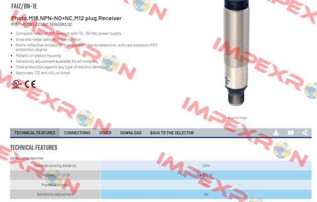 FAIZ/BN-1E Micro Detectors / Diell (now Datasensing)