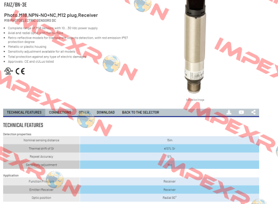 FAIZ/BN-3E Micro Detectors / Diell (now Datasensing)