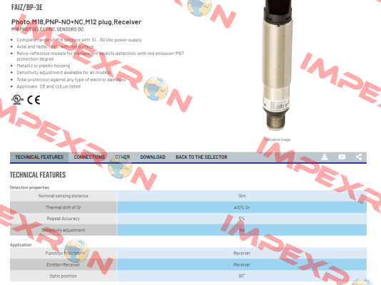 FAIZ/BP-3E Micro Detectors / Diell (now Datasensing)