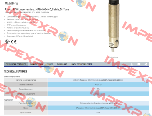 FAL4/BN-1A Micro Detectors / Diell (now Datasensing)