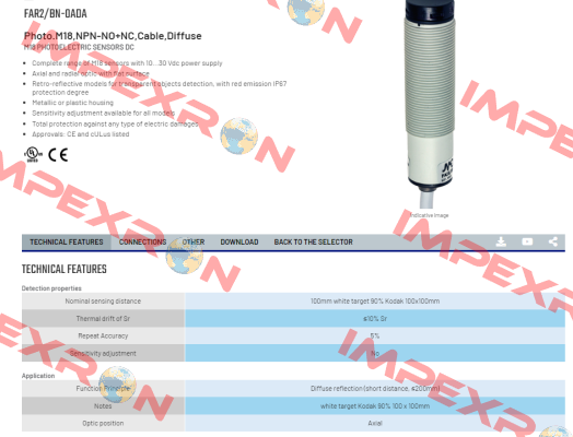 FAR2/BN-0ADA Micro Detectors / Diell (now Datasensing)