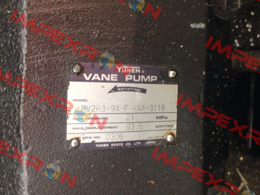 PV2R3-94-F-RAA-3118 EC:84136061  Yuken