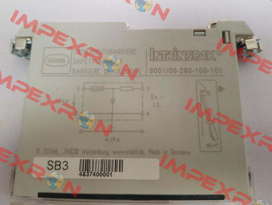 158356, Type: 9001/00-280-100-101 Stahl