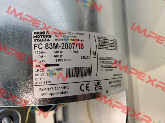 FC83M-2007/15 3075052 Euro Motors Italia