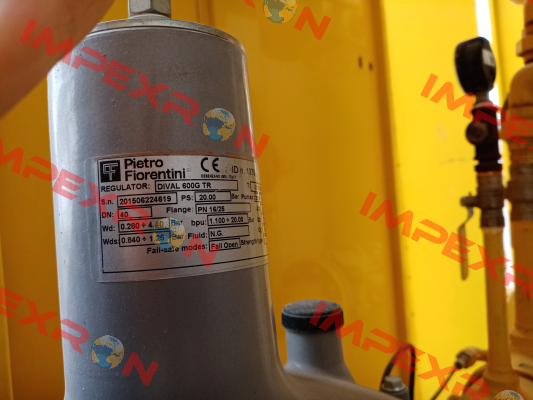DIVAL 600G TR PN16/25 DN40 same as DIVAL600/G 280TR PN16/25 Pietro Fiorentini