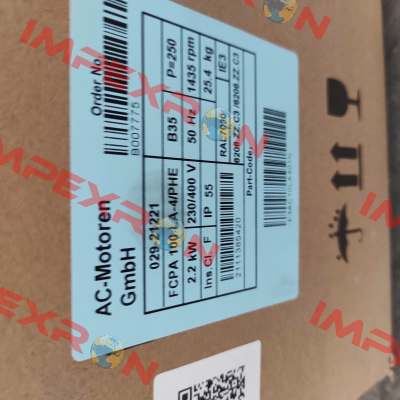 FCPA 100 LA-4/HE same as FCPA 100 LA 4/PHE AC Motoren