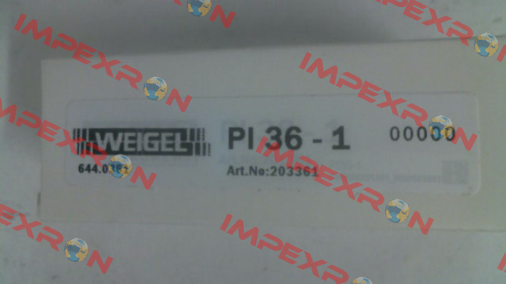 Nr. 644.0361 / Type PI 36-1 Weigel
