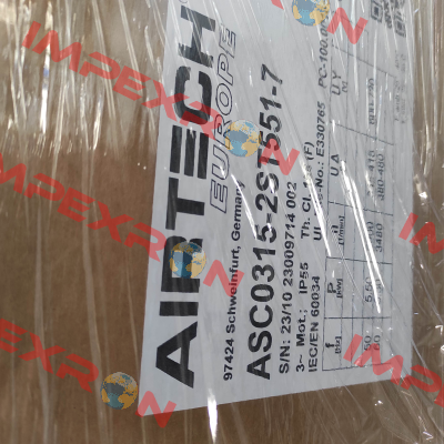 MVTB-0315-2ST551-7 Airtech
